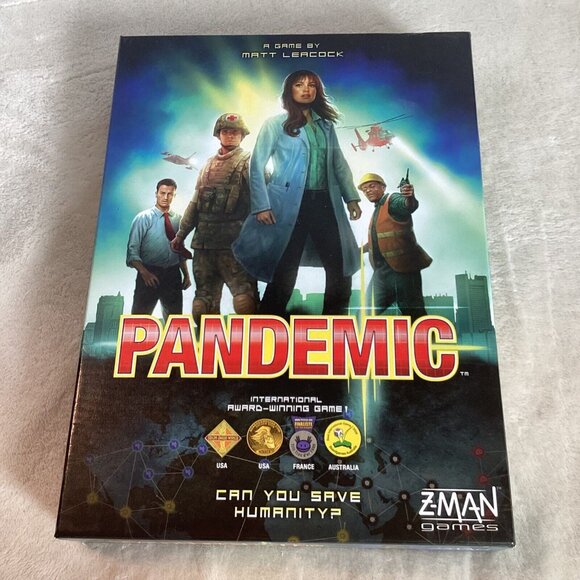 Pandemic Cooperative Board Game by Z-Man Games, 2013 Complete - Picture 1 of 10